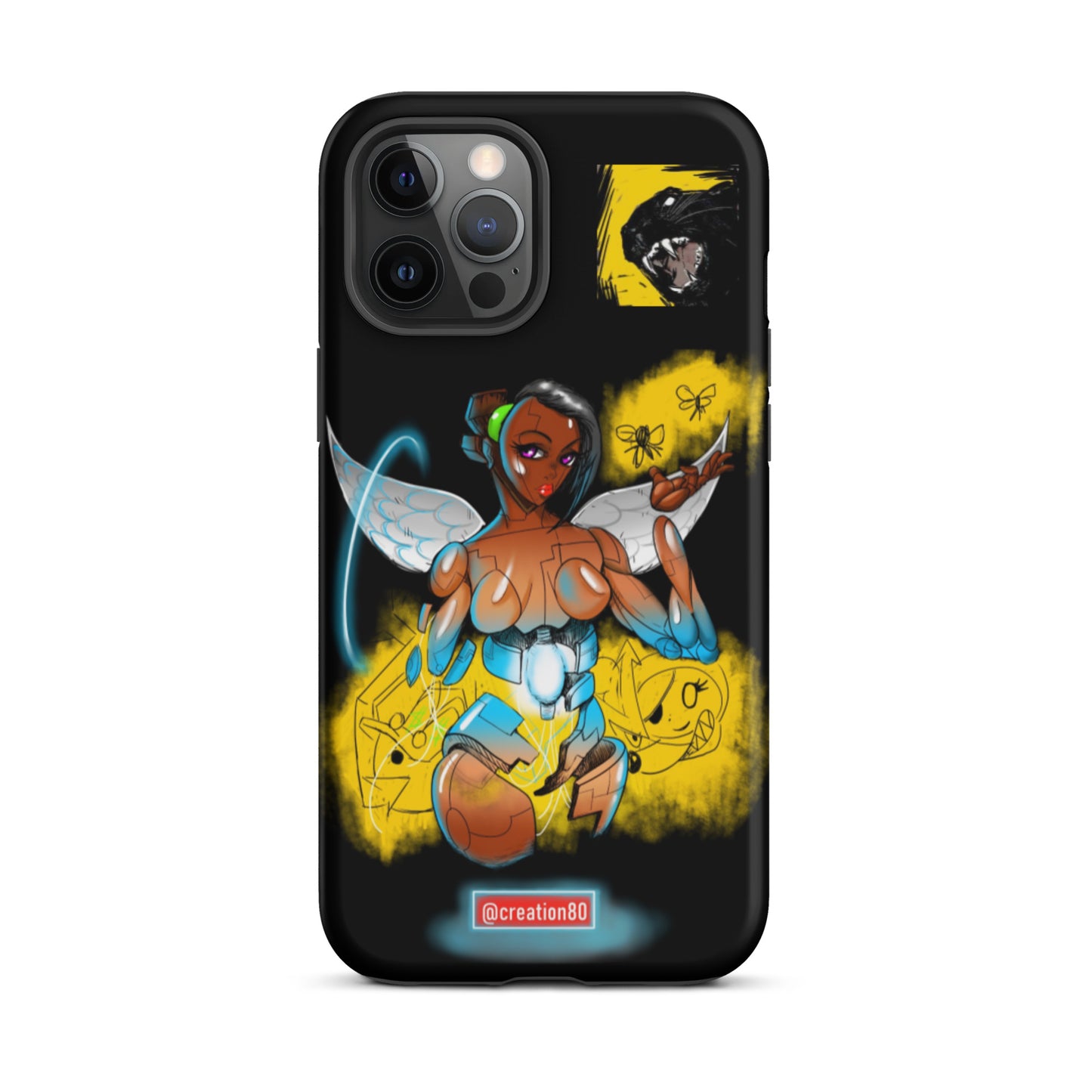 Creation80 Nature Mech Tough iPhone case