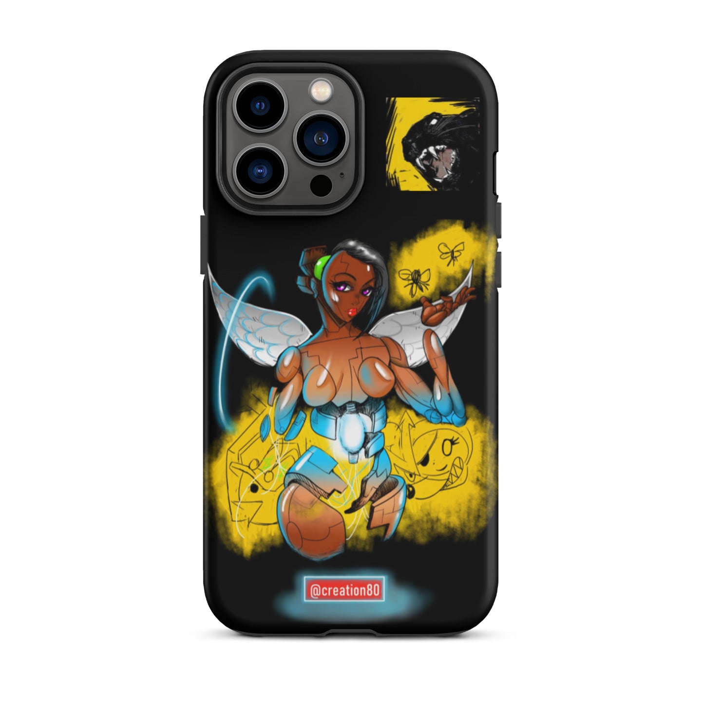 Creation80 Nature Mech Tough iPhone case